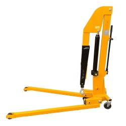 Vue générale de la grue hydraulique 1 tonne pliable