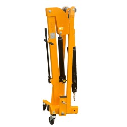 Vue générale de la Grue d'atelier 1 tonne pliable complètement pliée