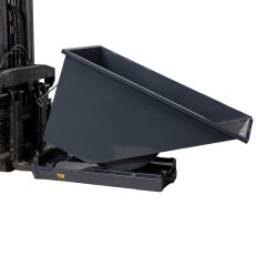 Benne basculante 600 lite coloris gris en cours de basculement