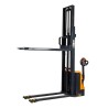 Gerbeur electrique 3500mm fourches longues vue de 3/4