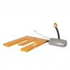 Table élévatrice électrique forme E 1000kg 380 Volts position basse